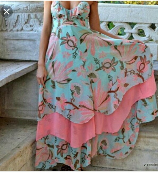 H&M Dresses & Skirts - 2/$20 H&M  Rare Bohemian Floral  maxi dress